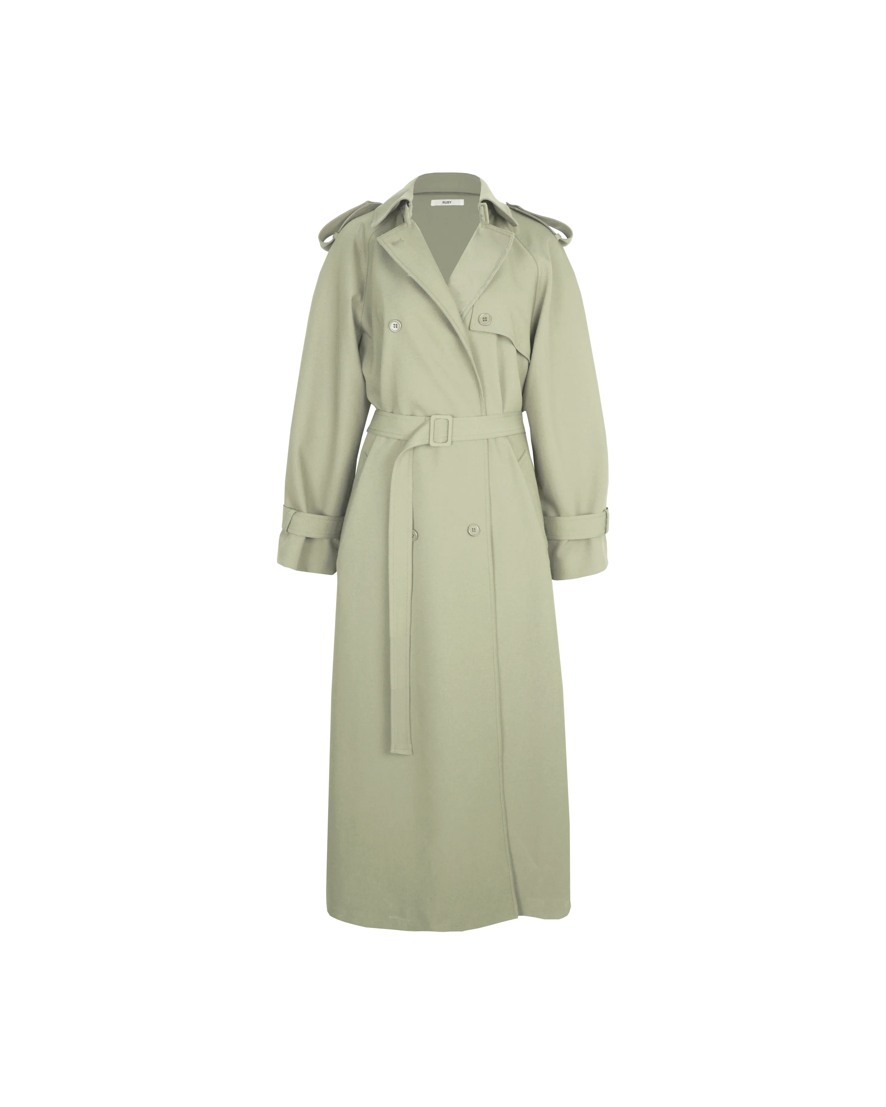 ANNIE TRENCH COAT SAGE