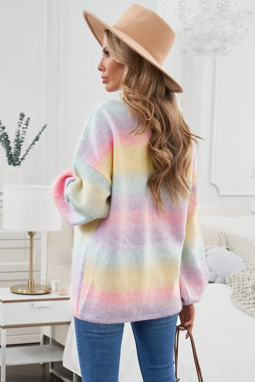 Candy-Colored Knit Cardigan