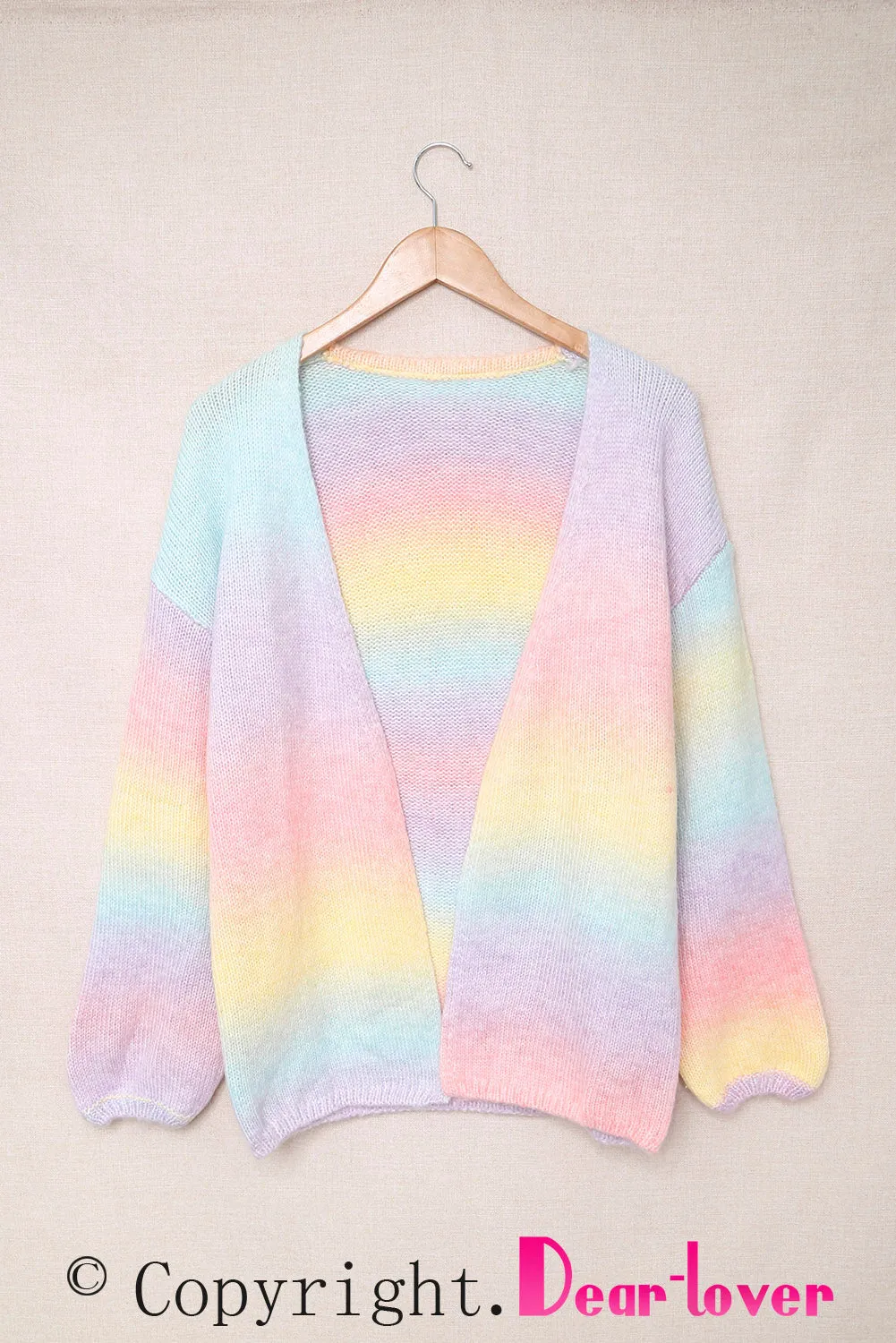 Candy-Colored Knit Cardigan