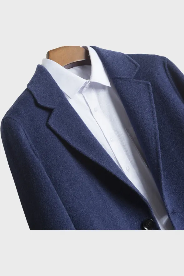 Classic Merino-Blend Blazer Jacket