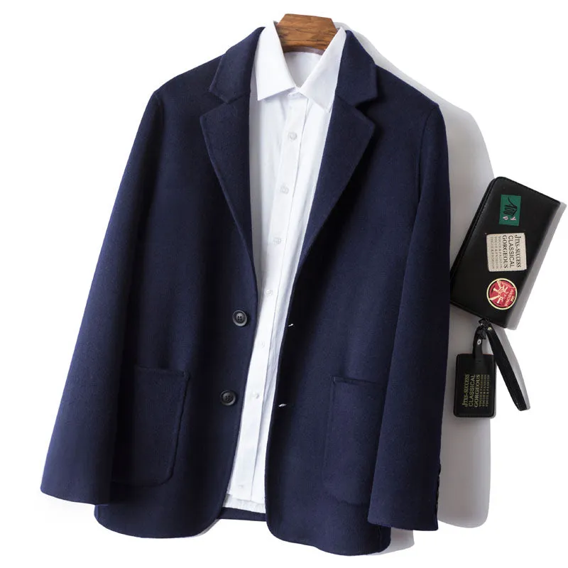 Classic Merino-Blend Blazer Jacket