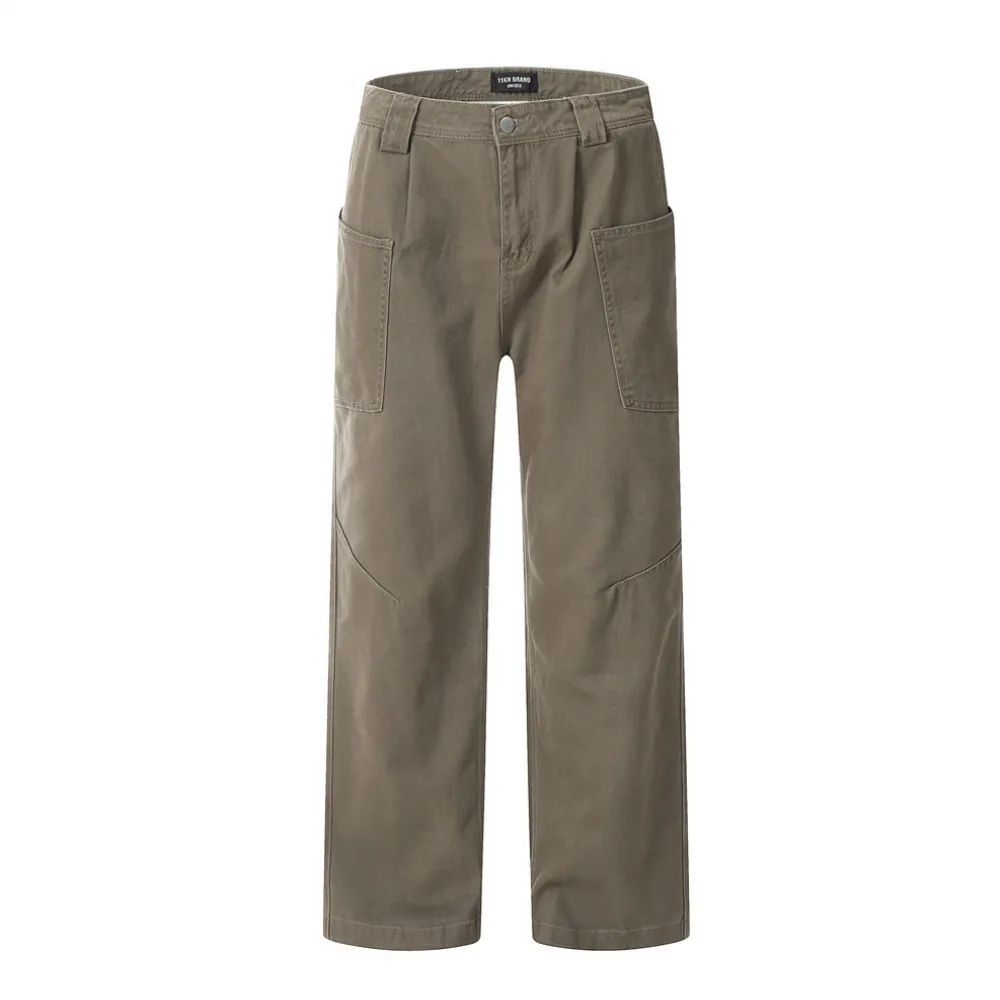 Clean Fit Straight Cargo Pants