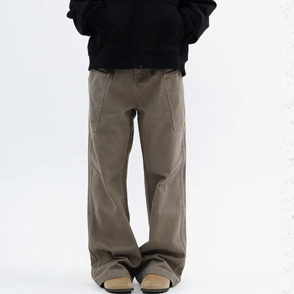 Clean Fit Straight Cargo Pants