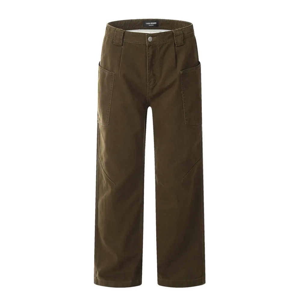 Clean Fit Straight Cargo Pants