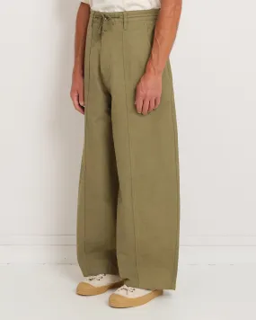 Document Pants - Olive Slub