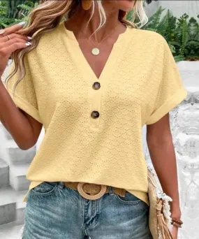 Fashion Casual Vintage Elegant Summer Streetwear Blouse