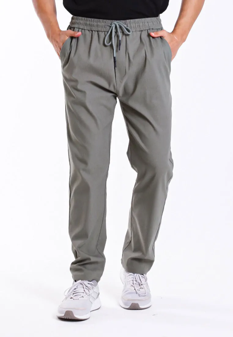 Forest Easy Cotton Trousers Stretchable Slim Fit Long Pants Men | Seluar Lelaki Panjang - 610220