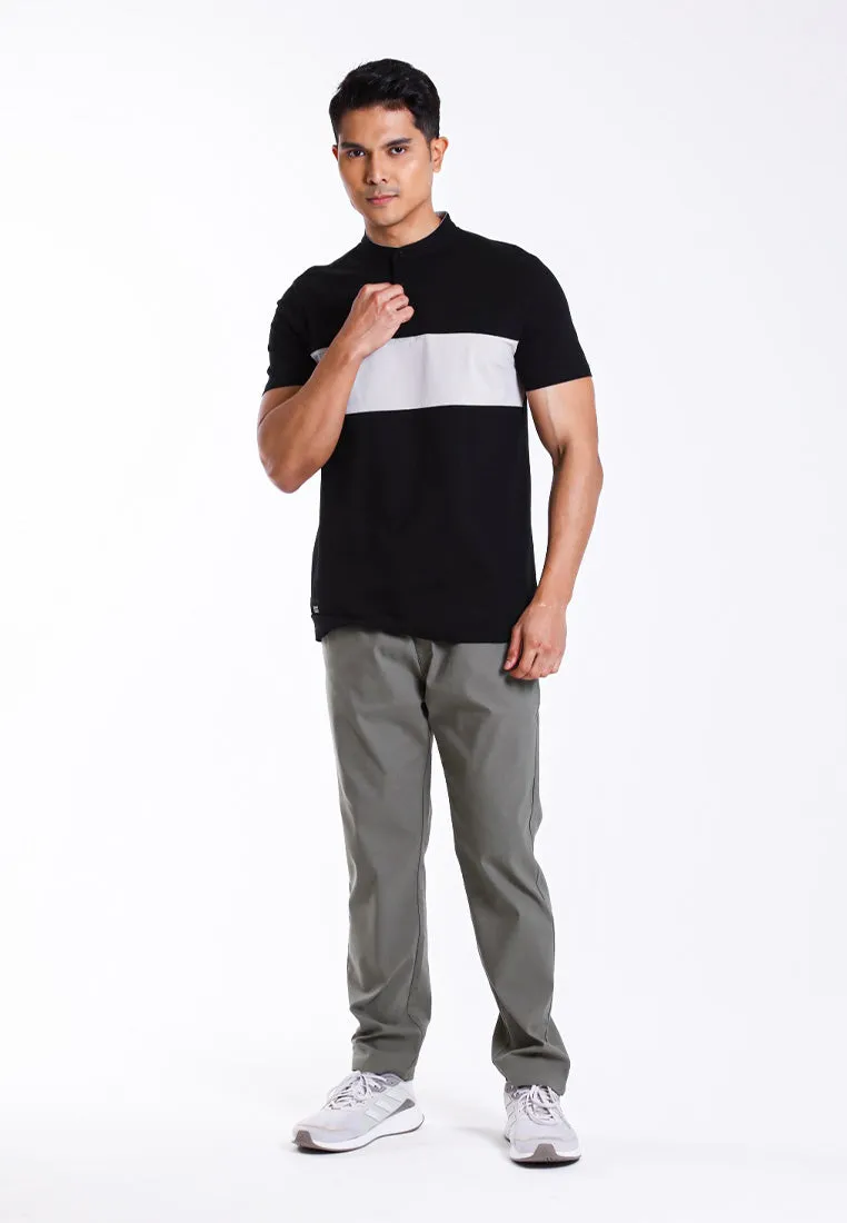 Forest Easy Cotton Trousers Stretchable Slim Fit Long Pants Men | Seluar Lelaki Panjang - 610220