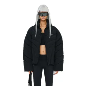 FUTURE Storm Wide Down Puff Jacket In Black