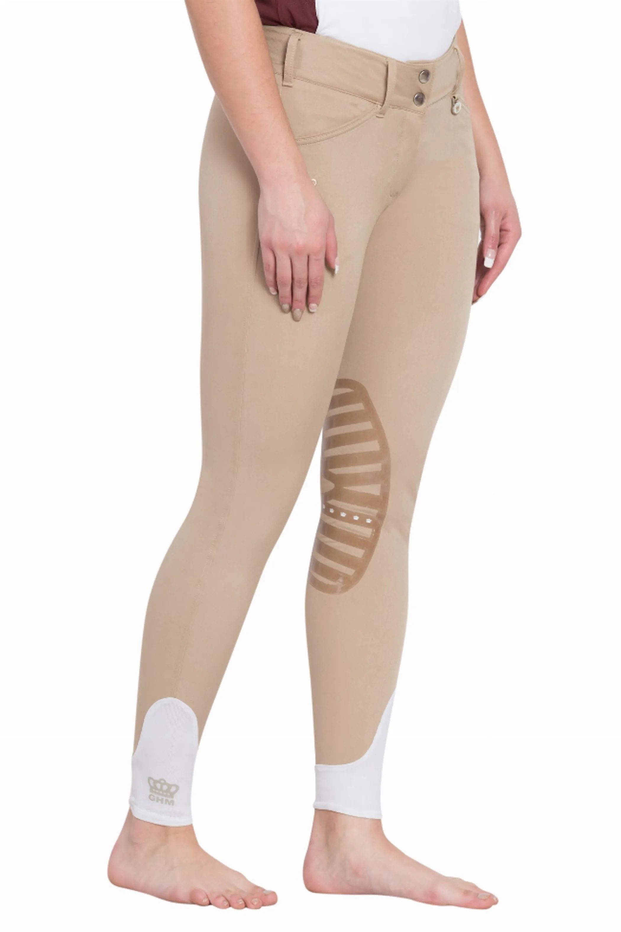 George H Morris Ladies Add Back Silicone Knee Patch Breeches