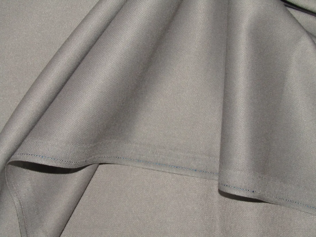 Heavy Twill Suiting Fabric 58" wide in SILVER GREY/ BEIGE/ NAVY /BLACK GREY/ ROYAL BLUE /BLACK/ LIGHT OLIVE