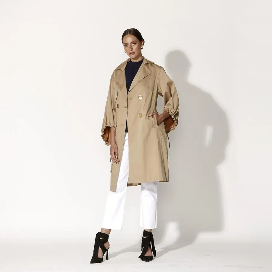 HIGH HOPES TRENCH COAT - NATURAL