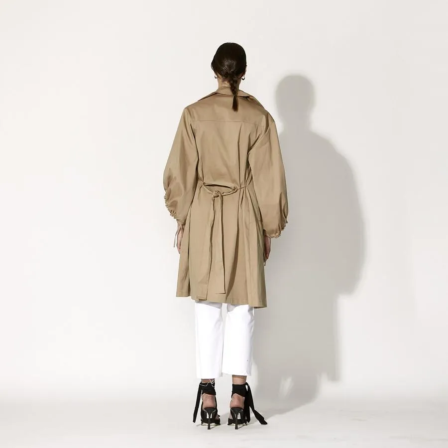 HIGH HOPES TRENCH COAT - NATURAL