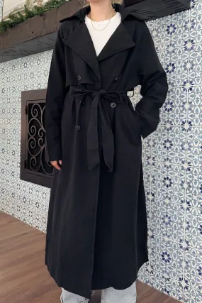 Holland Double Breasted Classic Trench Coat