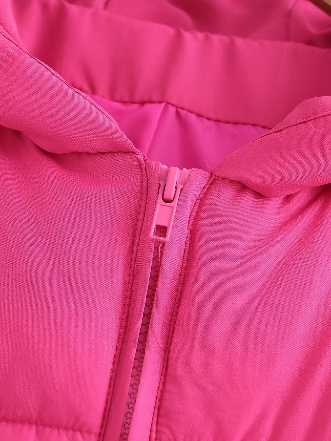 Hooded Zip Up Puffer Jacket