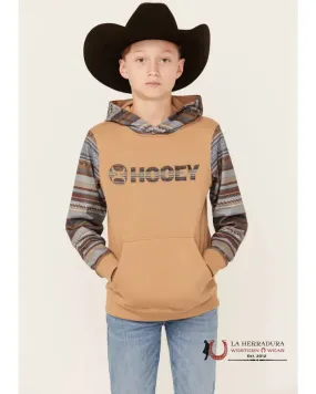 Hooey Lock-up Boys Brown Hoodie