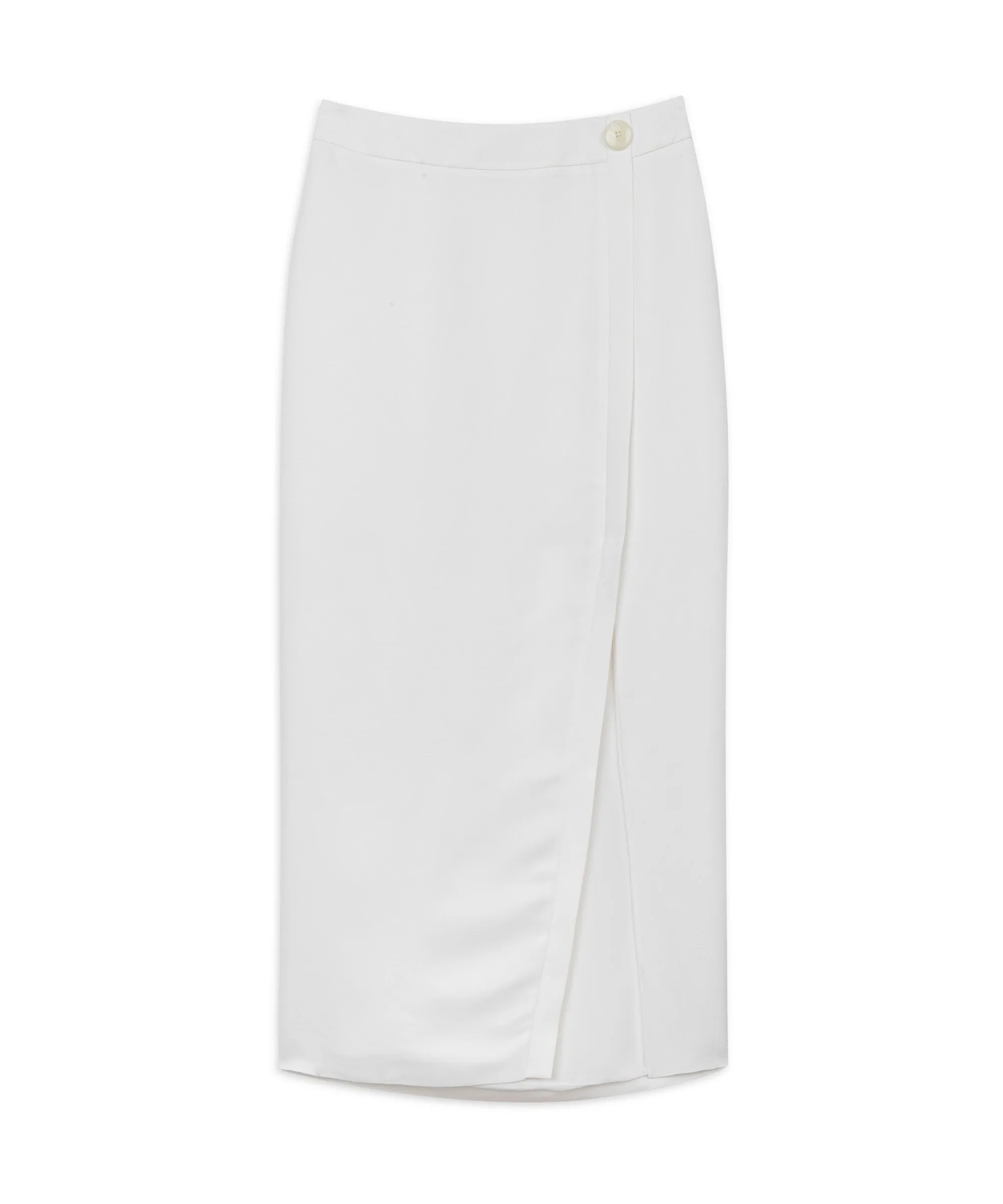 Ipekyol Linen Blend Pencil Skirt Off White