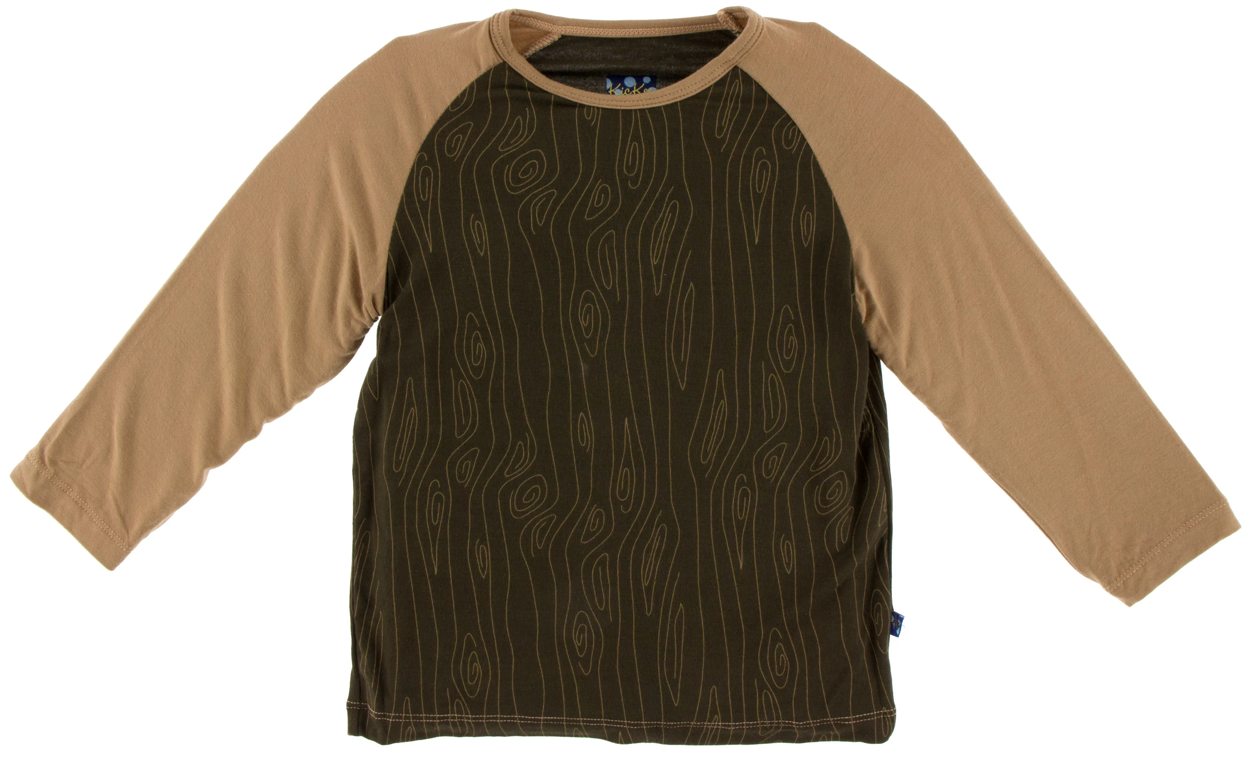 KicKee Pants Petrified Wood L/S Easy Fit Raglan Tee