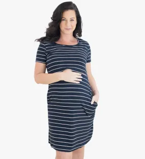 Kindred Bravely Eleanora Bamboo Maternity & Nursing Lounge Dress