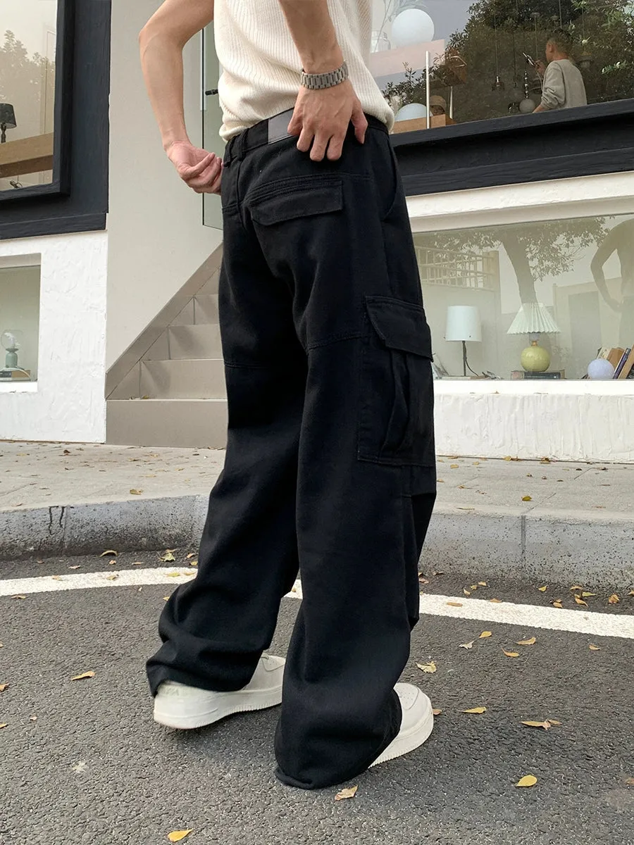 Loose Fit Straight-leg Cargo Pants