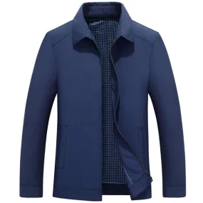 Mens Solid Color Jacket