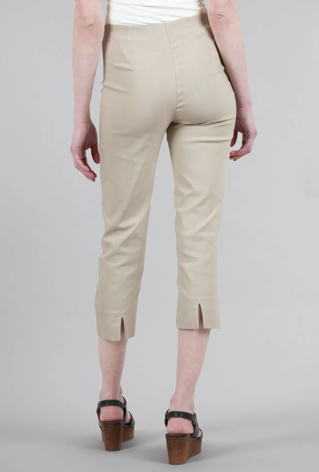 Mindy Cropped Pant, Khaki