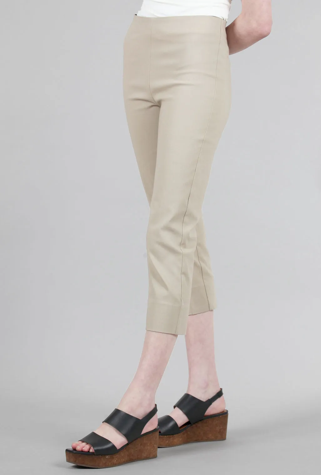 Mindy Cropped Pant, Khaki