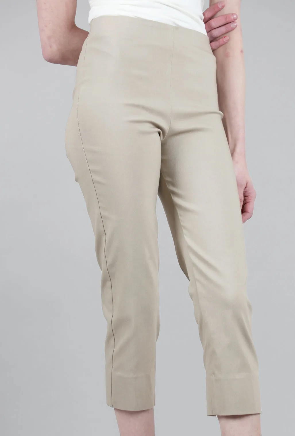 Mindy Cropped Pant, Khaki