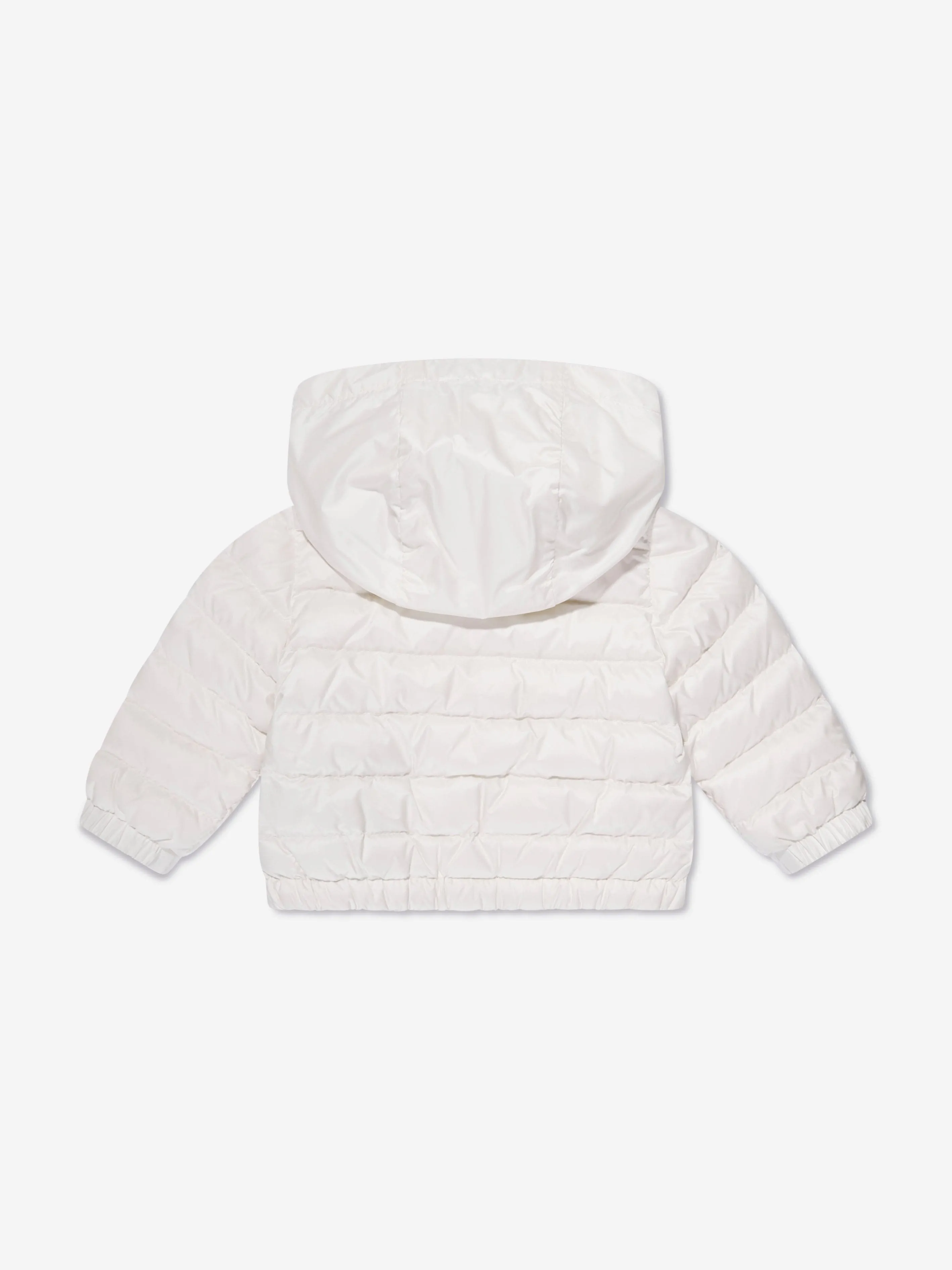 Moncler Enfant Baby Girls Down Padded Lans Jacket in White