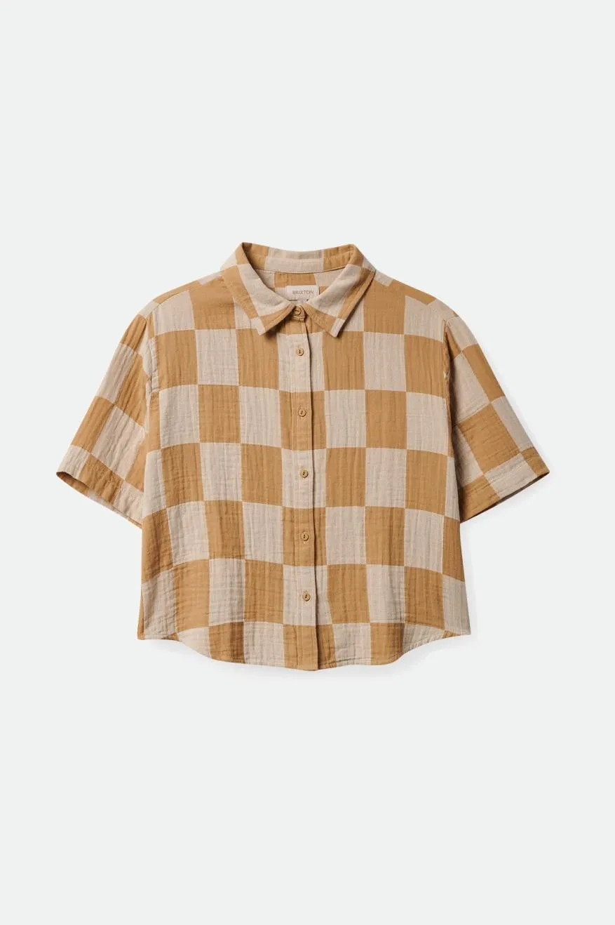 Mykonos Boxy S/S Woven - Sand