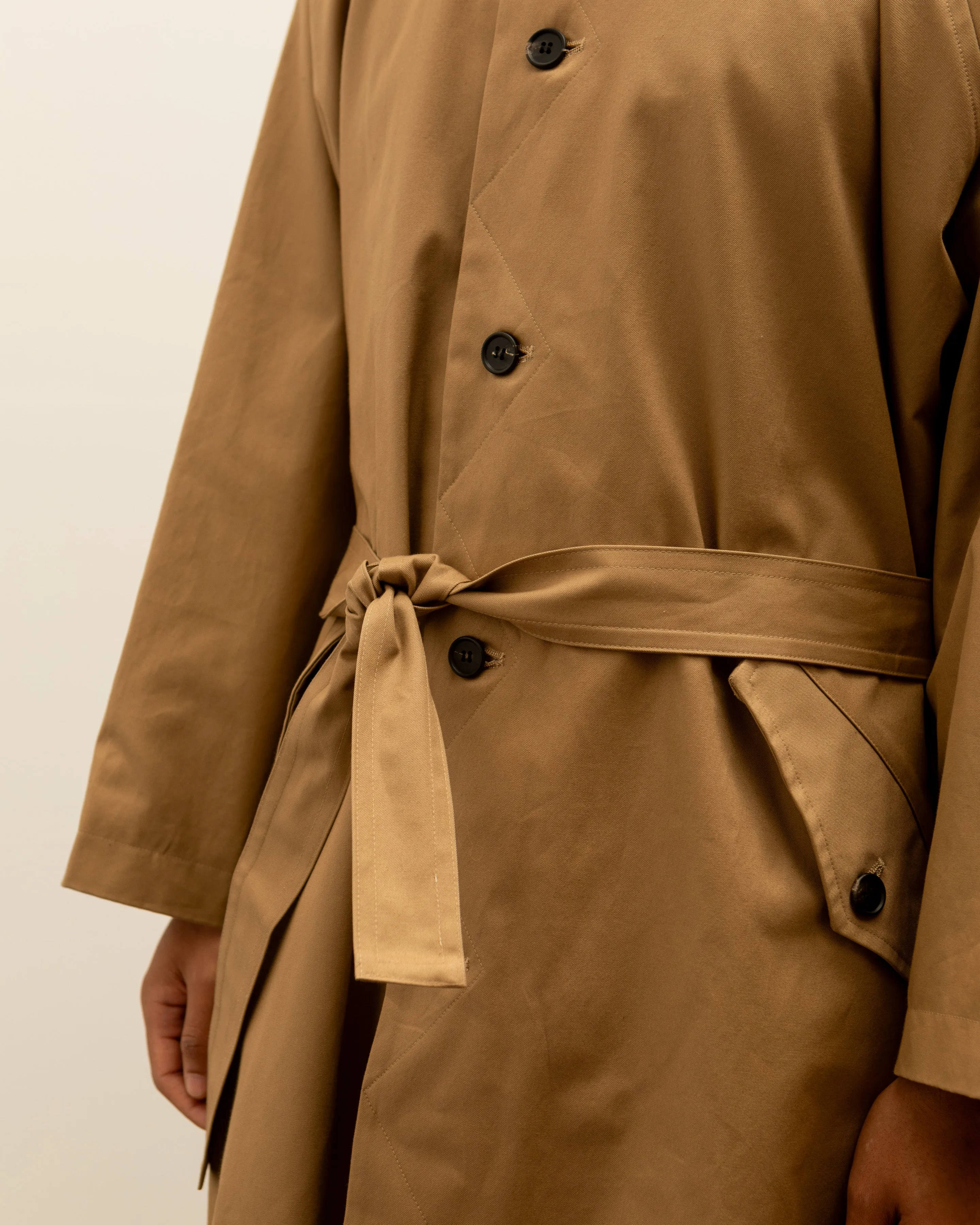 O-Project Trench Coat, Beige