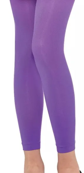 Purple Footless Tights | Child