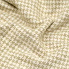 Remnant - 1m - Houndstooth Classic Cotton Flannel - Sand