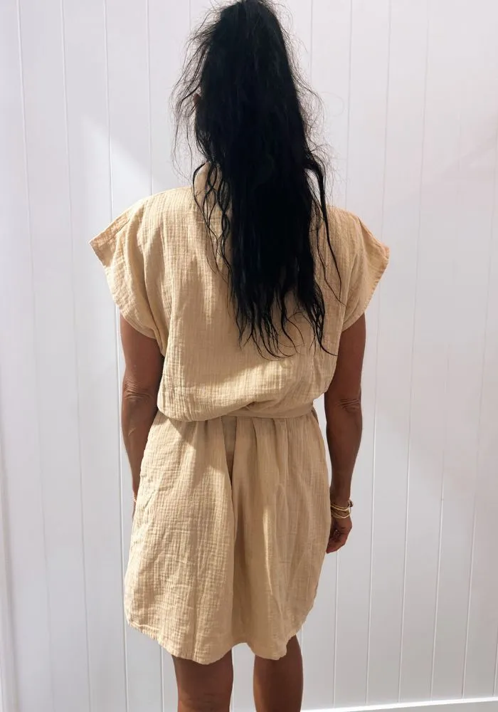 Robe Dress- Honey