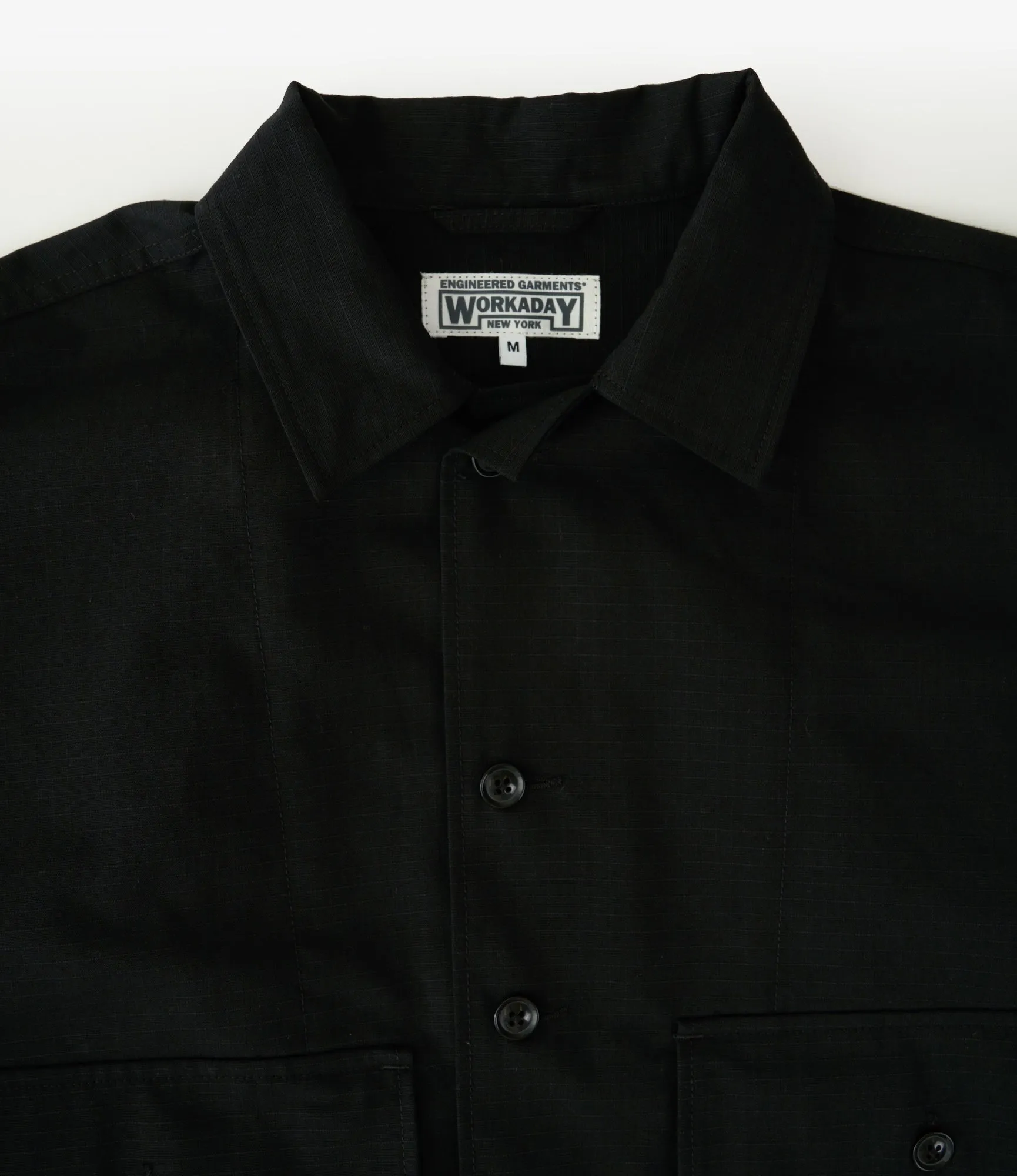 Sea Bees Jacket – Black Ripstop Cotton