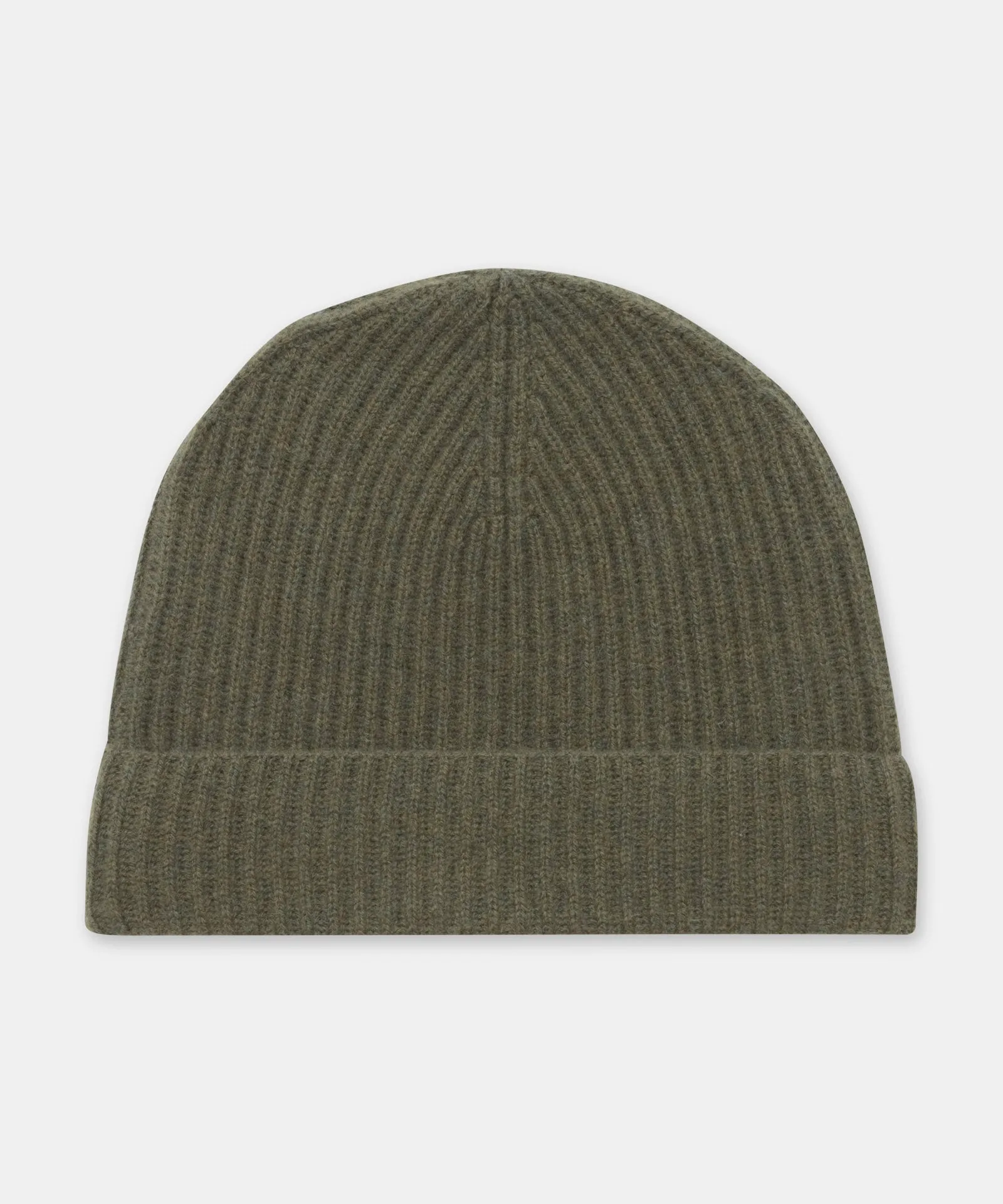 Signature Cashmere Ribbed Beanie