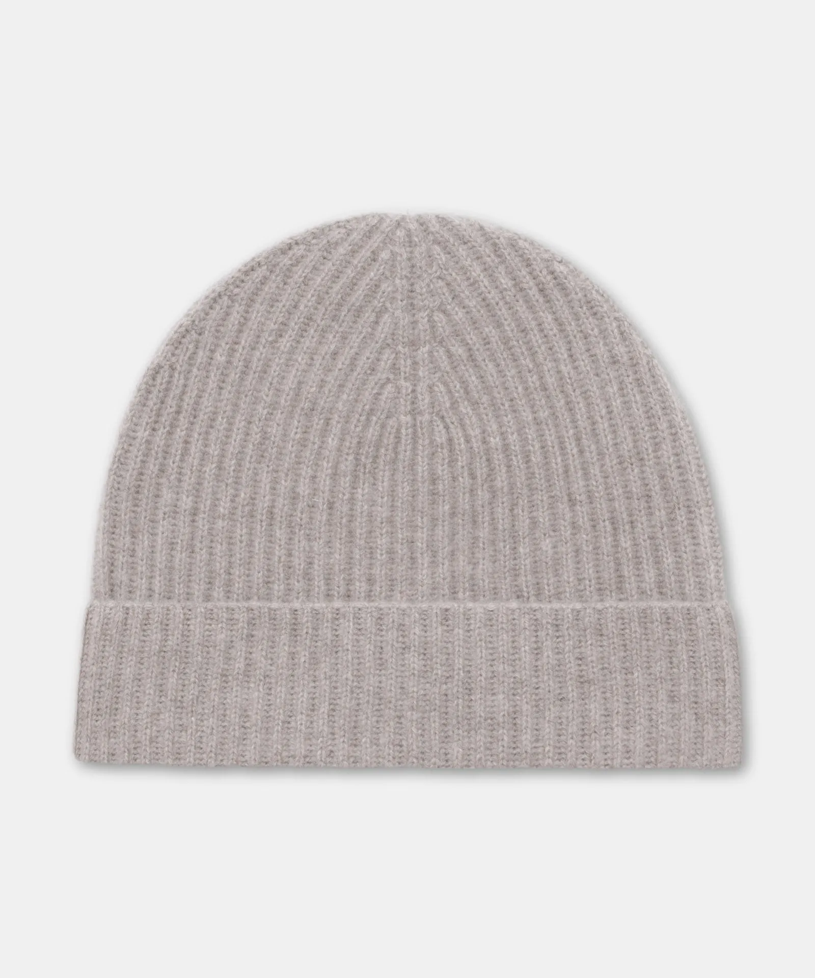 Signature Cashmere Ribbed Beanie