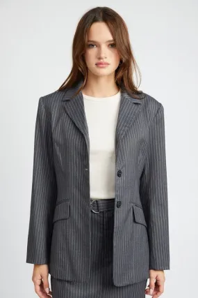 Striped Blazer Jacket