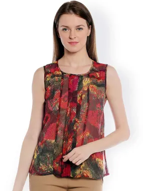 Style Quotient Womens Abstract Tops