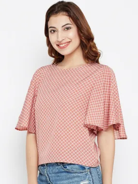 Style Quotient Womens Checked Tops