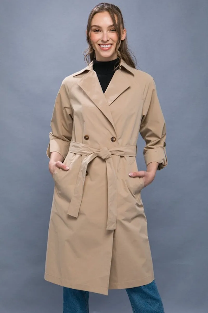 Tan Trench Coat