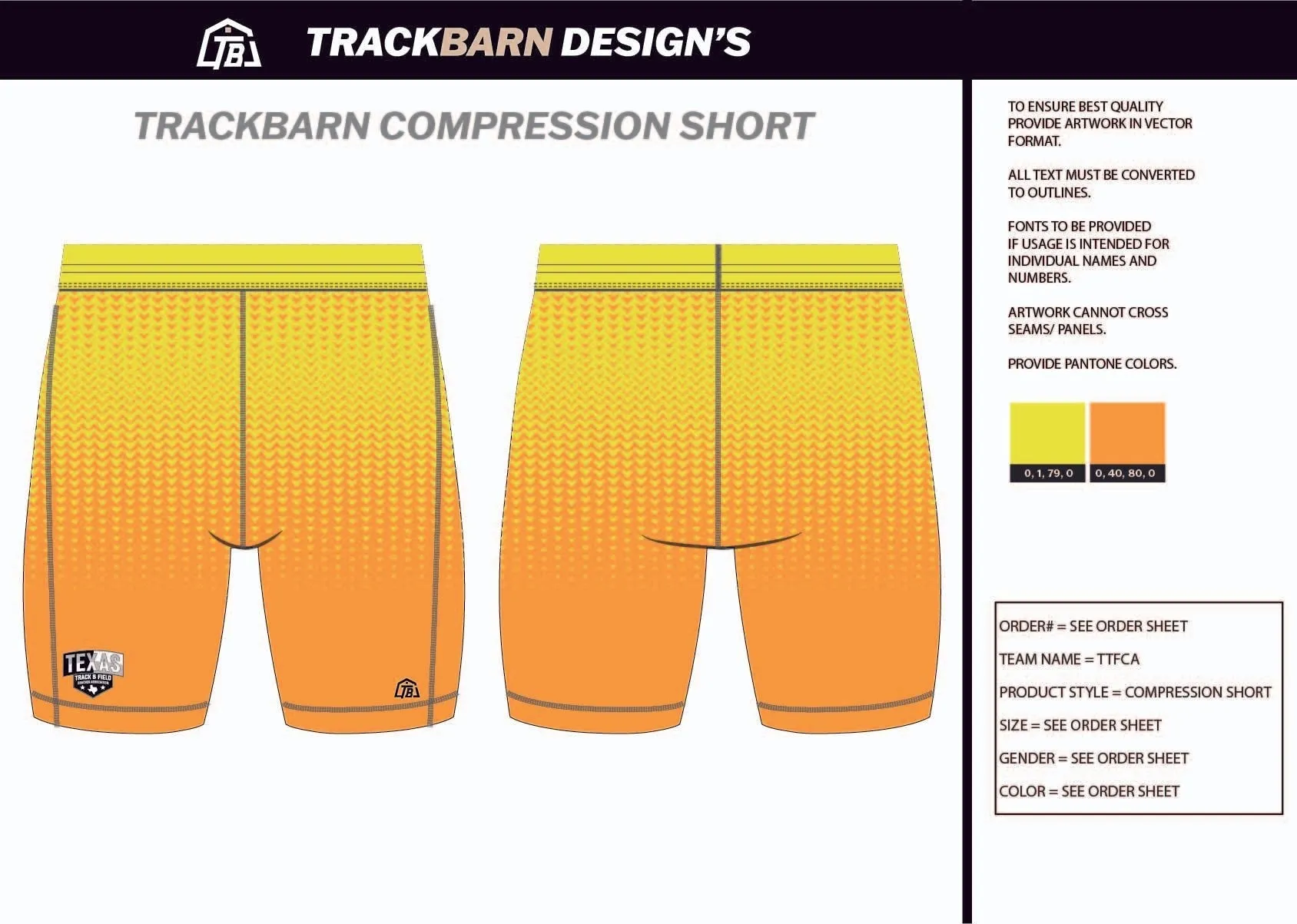 TTFCA-- Mens Short Running Tight