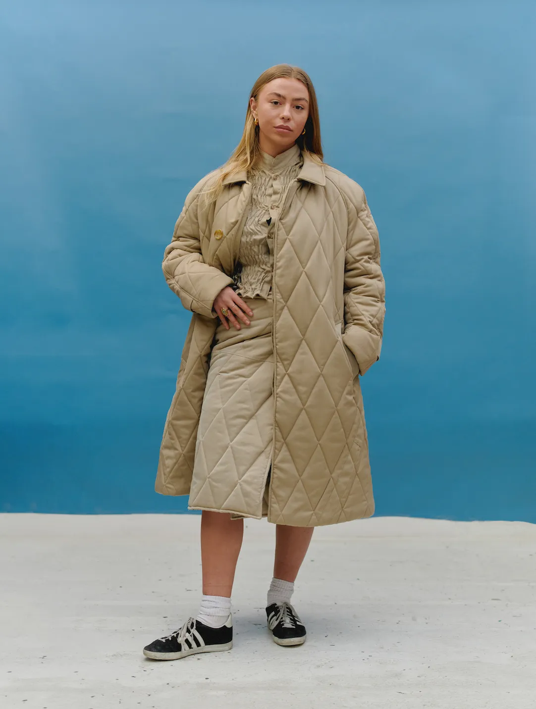 VT Rework : Aquascutum Quilted Reworked Tench Coat