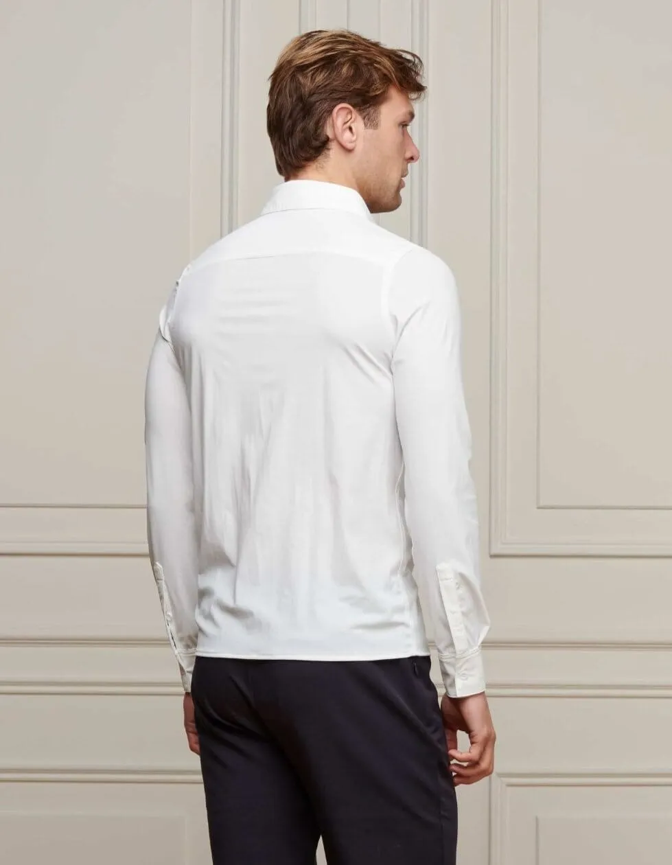 White Essential Slim Fit Shirt