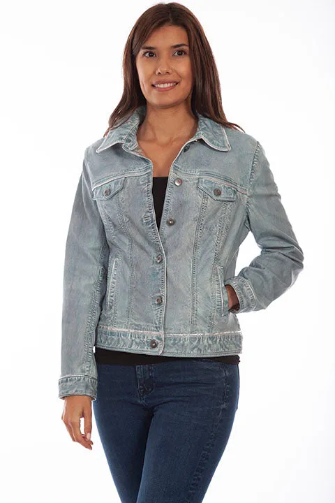 Women's Leather Jacket Collection: Scully Jean Denim