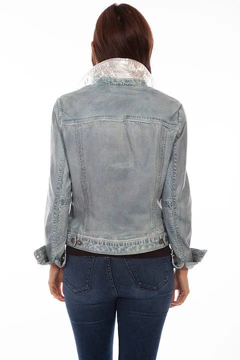 Women's Leather Jacket Collection: Scully Jean Denim